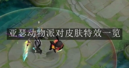 《王者荣耀》亚瑟动物派对皮肤特效一览