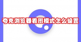 《夸克浏览器》看图模式怎么设置