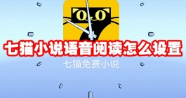 《七猫小说》语音阅读怎么设置
