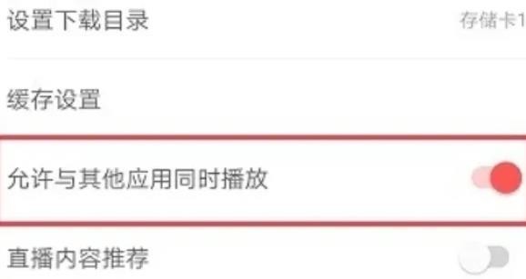 《网易云音乐》怎么设置不被其他应用中断播放